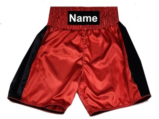 Personlig Boxing Shorts : KNBSH-033-Rød